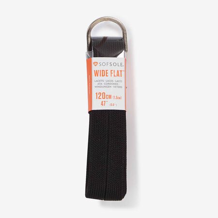 SOFSOLE LACET PLAT LARGE 120CM ZWART UNISEX