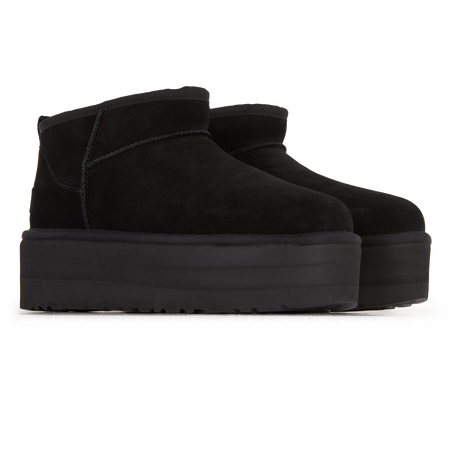 UGG classic mini CLASSIC ULTRA MINI PLATFORM ZWART DAMES