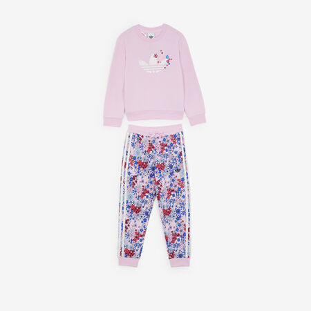 ADIDAS ORIGINALS CREW SET LIBERTY ROZE/MEERKLEURIG KIND
