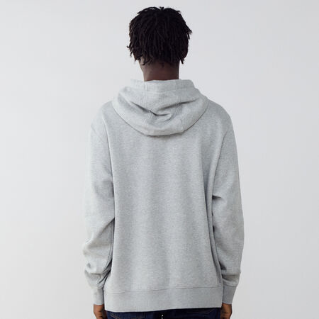 NIKE HOODIE CLUB SMALL LOGO GRIS HEREN