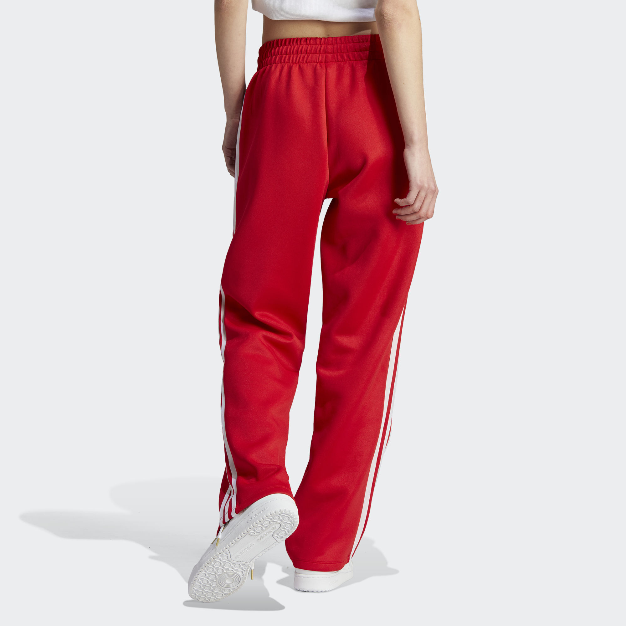 Adidas originals red sst track pants online
