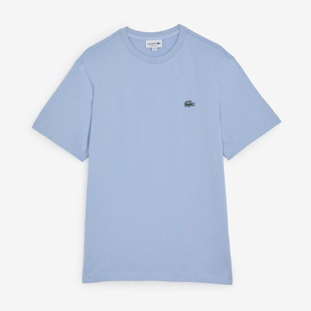 TEE SHIRT CLASSIC SMALL LOGO SL : BLAUW/GROEN