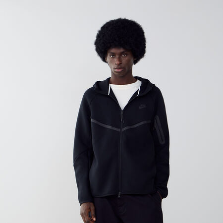 NIKE JACKET TECH FLEECE FZ ZWART HEREN
