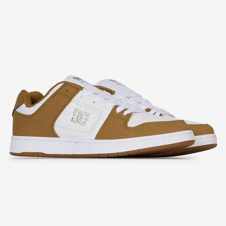 DC SHOES MANTECA 4 WIT/BRUIN HEREN