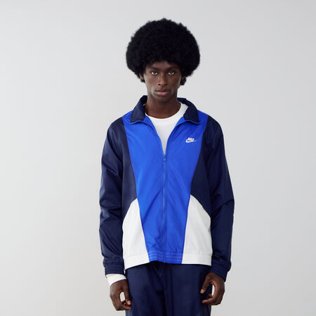 NIKE TRACKSUIT WOVEN ZWART/BLAUW HEREN