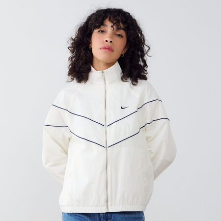 NIKE JACKET TRACKSUIT FZ ECRU/ZWART DAMES