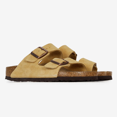 BIRKENSTOCK arizona ARIZONA SUEDE LATTE CREAM BEIGE DAMES