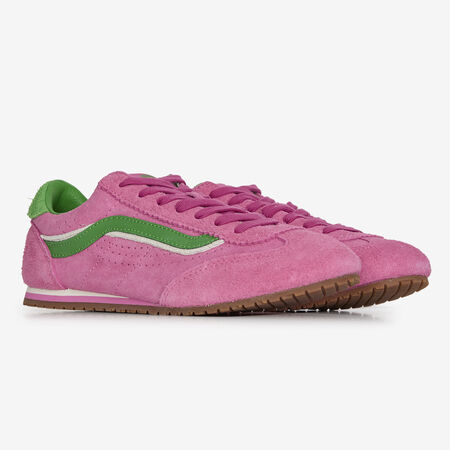 VANS SUPER LOWPRO ROZE/GROEN DAMES