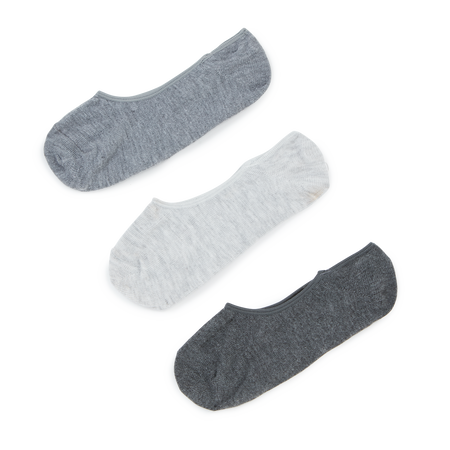 COURIR PACK FOOTIES COURIR X3 GRIS UNISEX