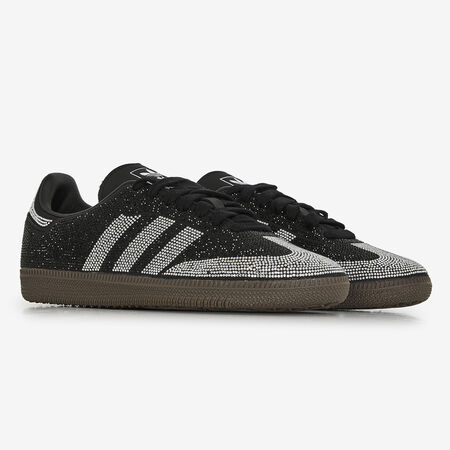 ADIDAS ORIGINALS samba SAMBA OG RHINESTONES ZWART/ZILVER DAMES
