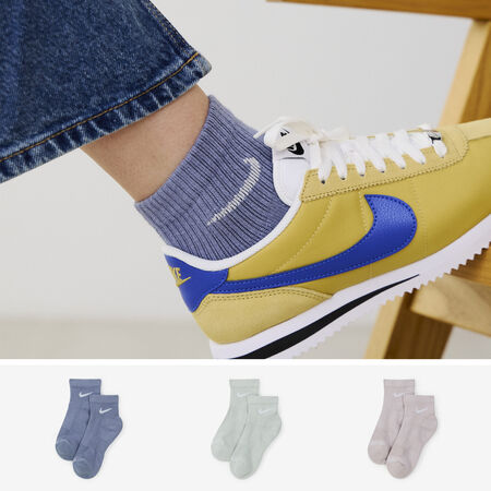 NIKE CHAUSSETTES X3 EVERYDAY MID GRIJS UNISEX