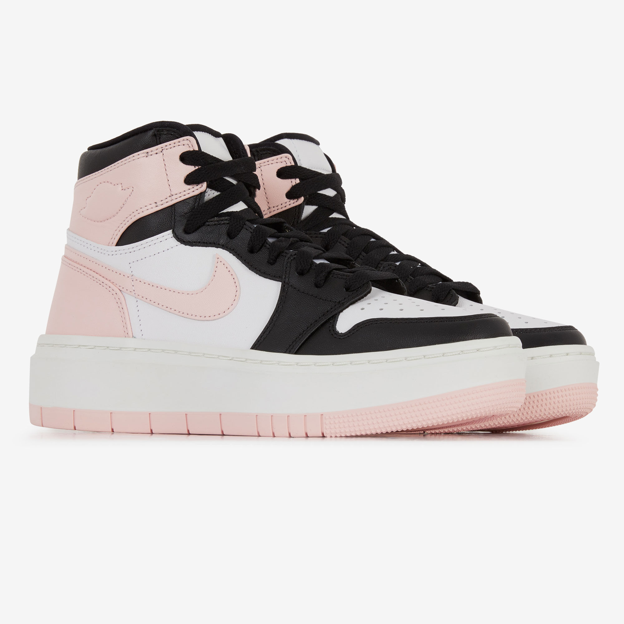 Air jordan 2025 1 roze zwart
