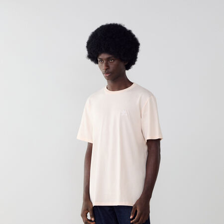 CONVERSE TEE SHIRT STAR CHEVRON EMBROIDERED ROZE/WIT HEREN