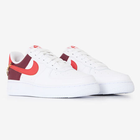 NIKE air force 1 AIR FORCE 1 LOW WIT/BORDEAUXROOD DAMES