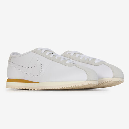 NIKE CORTEZ WIT/GEEL HEREN