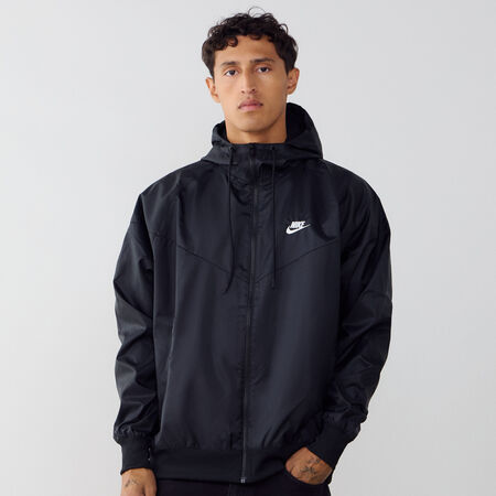 NIKE JACKET WINDRUNNER ZWART/WIT HEREN