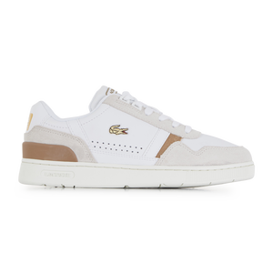 LACOSTE T CLIP BLANC BEIGE OR WIT ZWART SNEAKERS DAMES Courir