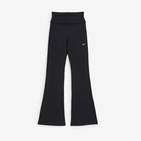 NIKE PANT WIDE LEG CHILL KNIT ZWART DAMES
