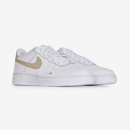 NIKE air force 1 AIR FORCE 1 LOW MINI SWOOSH WIT/BEIGE JUNIOR