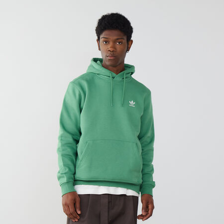 HOODIE ESSENTIAL TREFOIL : GROEN/WIT