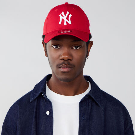 NEW ERA 9FORTY NY YANKEES ROOD/WIT HEREN