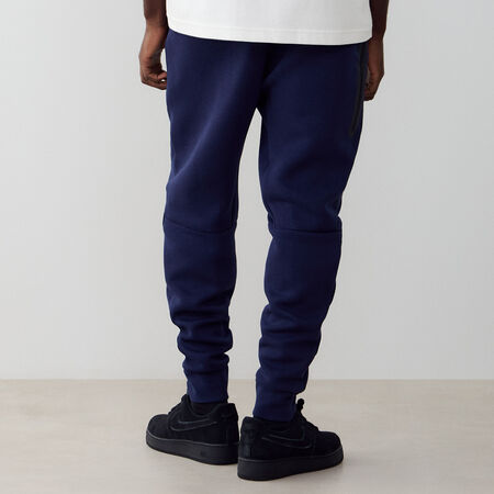 NIKE PANT JOGGER TECH FLEECE MARINEBLAUW/ZWART HEREN