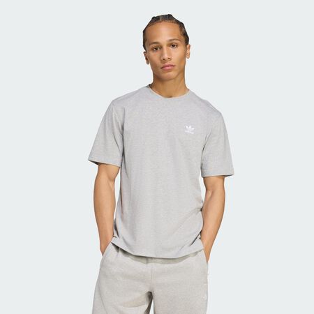 ADIDAS ORIGINALS TEE SHIRT ESSENTIAL GRIJS/WIT HEREN
