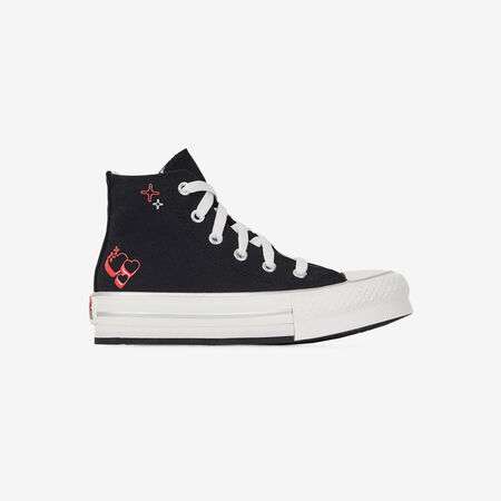 CONVERSE chuck taylor all star CHUCK TAYLOR ALL STAR EVA LIFT HI VALENT ZWART/WIT KIND