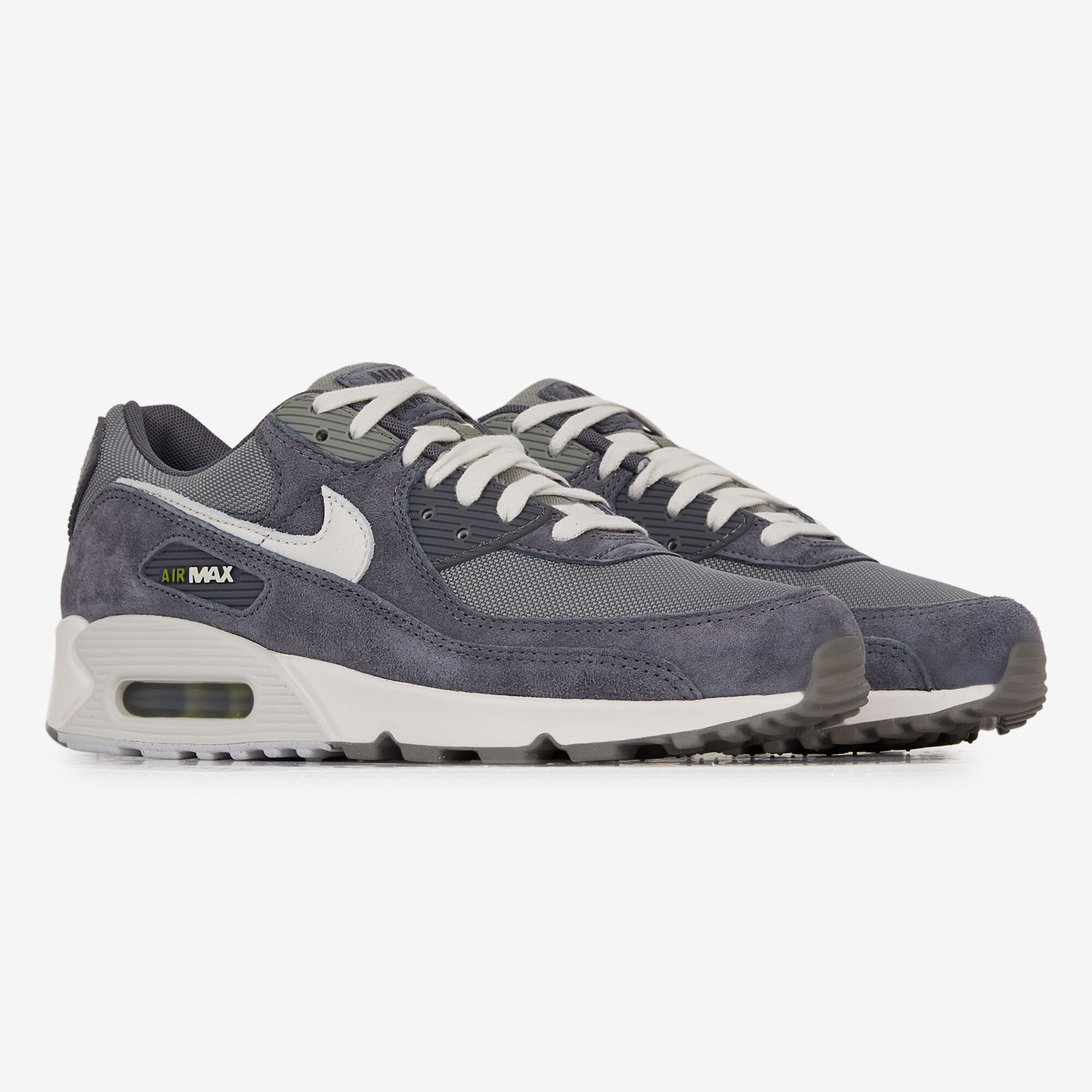 NIKE AIR MAX 90 GRIJS GROEN SNEAKERS HEREN Courir