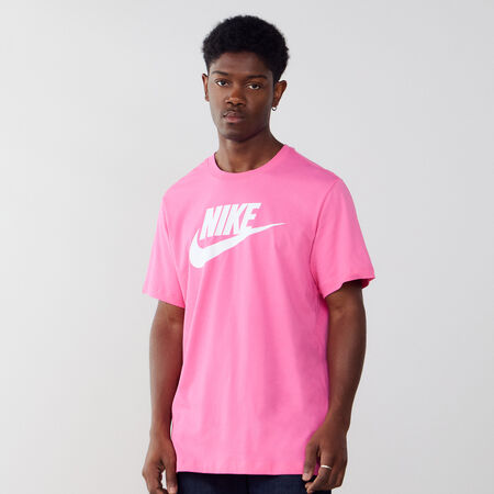NIKE TEE SHIRT ICON FUTURA ROZE/WIT HEREN
