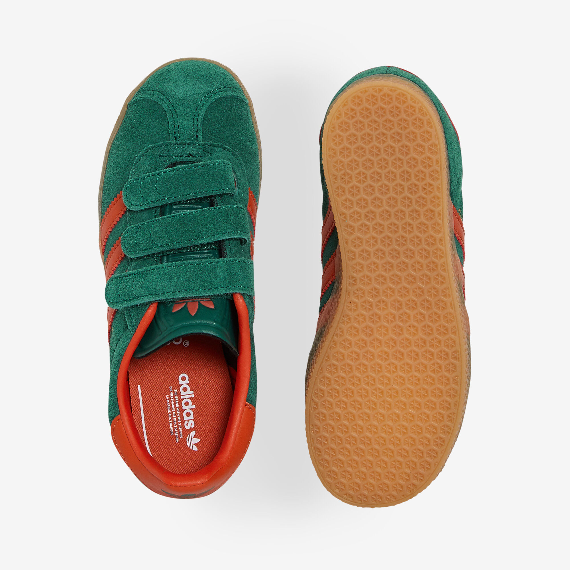 ADIDAS ORIGINALS GAZELLE CF GROEN ORANJE SNEAKERS KINDEREN Courir