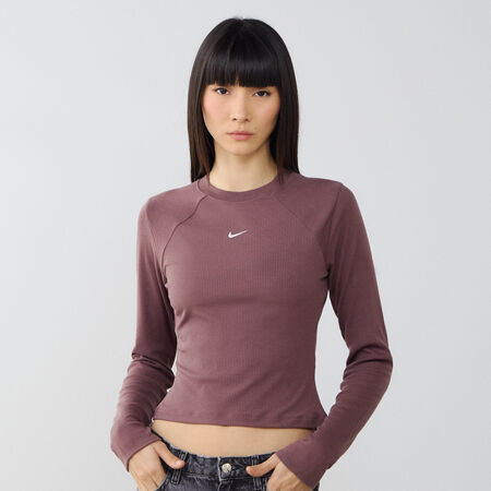 TOP CHILL KNIT LS : BRUIN