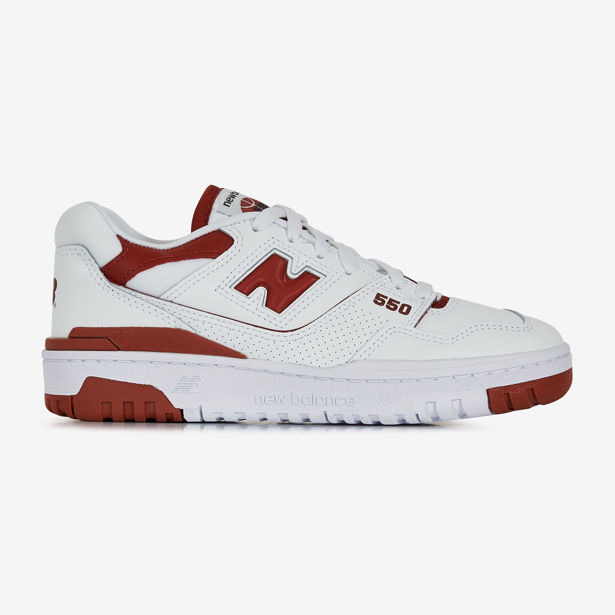 NEW BALANCE 550 WIT ROOD SNEAKERS DAMES Courir