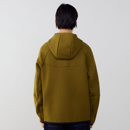 NIKE JACKET TECH FLEECE FZ GROEN/ZWART HEREN