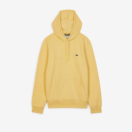 LACOSTE HOODIE CLASSIC LOGO GEEL HEREN