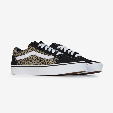 VANS old skool OLD SKOOL ZWART/LUIPAARD JUNIOR