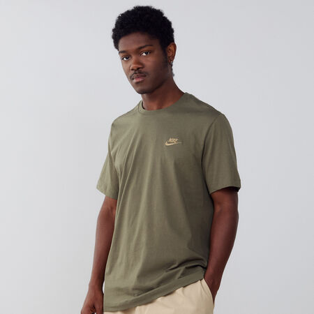 TEE SHIRT CLUB : GROEN/WIT