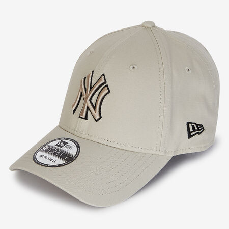 NEW ERA 9FORTY NY TEAM OUTLINE BEIGE HEREN