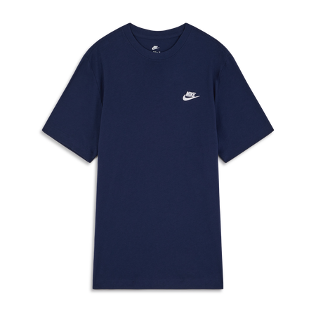 TEE SHIRT CLUB : MARINEBLAUW/WIT