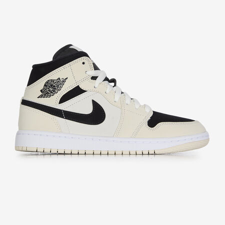 JORDAN AIR JORDAN 1 MID ZWART/ROZE DAMES