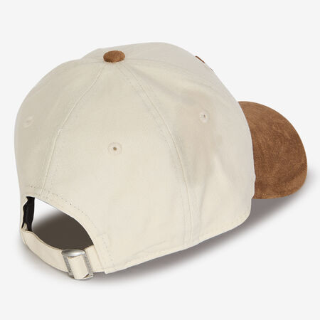 NEW ERA 9FORTY WOMEN NY FAUX SUEDE BEIGE/BRUIN DAMES