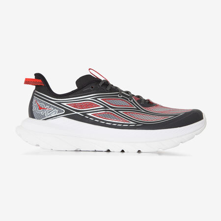 HOKA MACH REMASTERED ZWART/ROOD HEREN