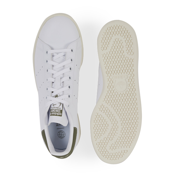 ADIDAS ORIGINALS STAN SMITH WIT KAKI SNEAKERS HEREN Courir