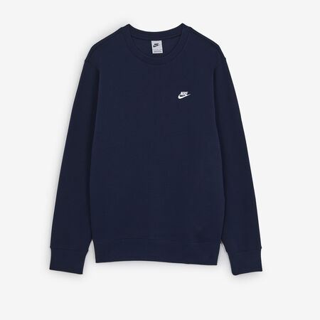 NIKE SWEAT CREW CLUB MARINEBLAUW/WIT HEREN