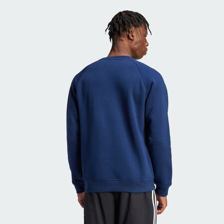ADIDAS ORIGINALS SWEAT CREW ESSENTIAL TREFOIL MARINEBLAUW HEREN