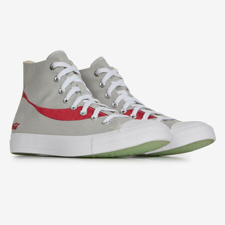 CONVERSE chuck taylor all star CTAS HI COCA COLA GRIJS/ROOD HEREN