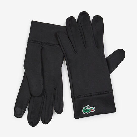 LACOSTE GANTS SIDE LOGO SPORT ZWART/GROEN UNISEX