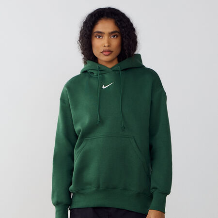 NIKE HOODIE PHOENIX LONG OVERSIZED GROEN DAMES