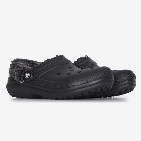 CROCS FLEECE LINED CLOG ZWART DAMES