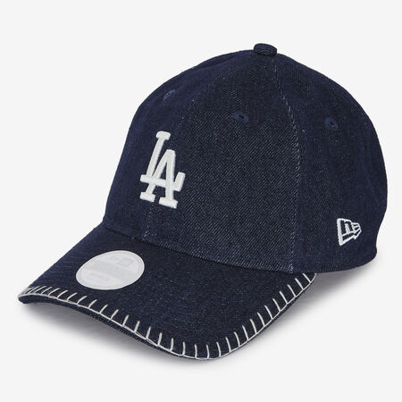 NEW ERA 9TWENTY WOMEN LA DENIM STITCH BLAUW DAMES